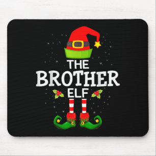 The Brother Elf Christmas Family Matching Pajama Mouse Mat