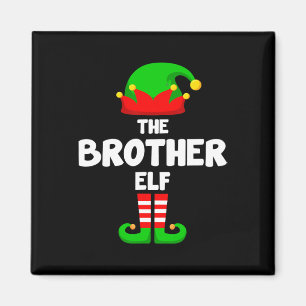 The Brother Elf Funny Christmas Matching Family Pa Magnet