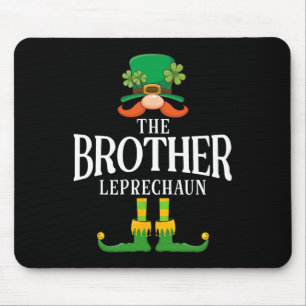 The Brother Leprechaun St Patricks Day Matching Mouse Mat