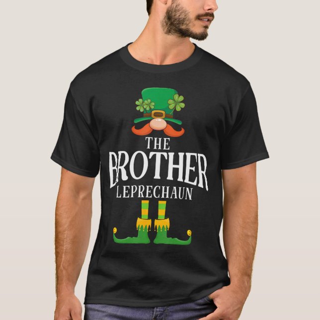 The Brother Leprechaun St Patricks Day Matching T-Shirt (Front)