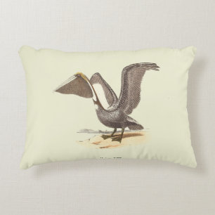 The Brown Pelican (Pelecanus occidentalis) NY Bird Decorative Cushion