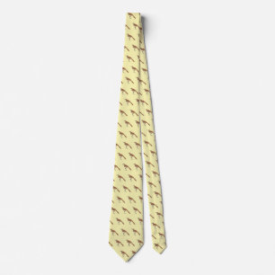 The Brown Thrush or Brown Thrasher, New York Birds Tie