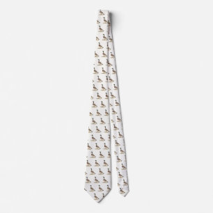 The Brown Thrush or Brown Thrasher, New York Birds Tie