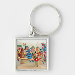 The Brownie's Christmas Dinner Key Ring