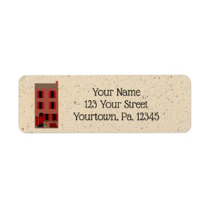 The Brownstone Return Address Label