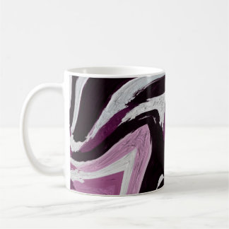 The brush stroke graphic abstract background. Art  Coffee Mug