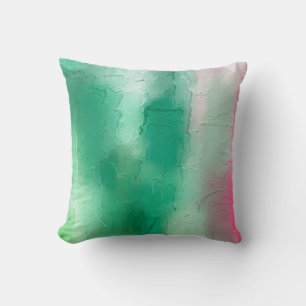 The brush stroke graphic abstract background. Art Cushion