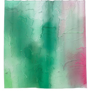 The brush stroke graphic abstract background. Art  Shower Curtain