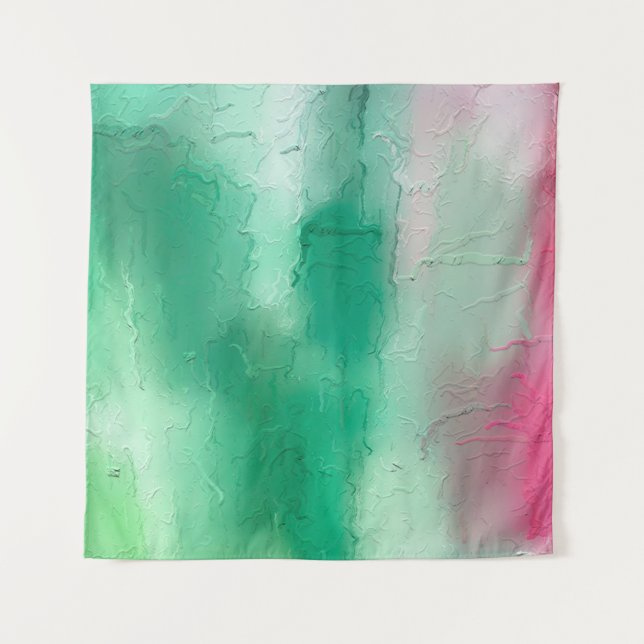 The brush stroke graphic abstract background. Art  Tapestry (Front)