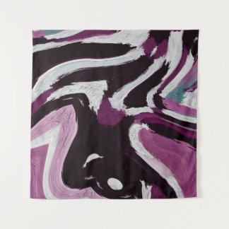 The brush stroke graphic abstract background. Art  Tapestry