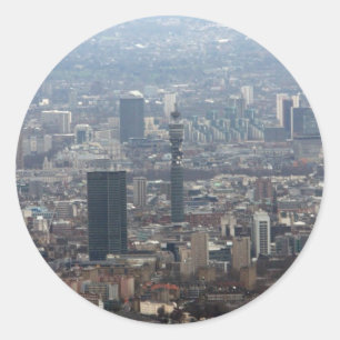 The BT Tower Classic Round Sticker