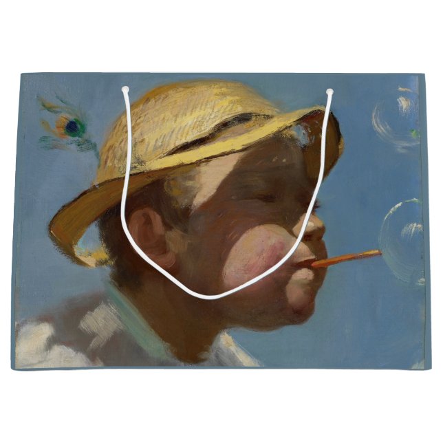 The Bubble Boy (by Paul Peel) Large Gift Bag (Front)