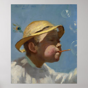 The Bubble Boy by Paul Peel Poster