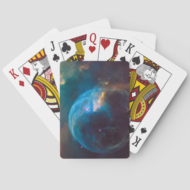 The Bubble Nebula, Ngc 7635. Playing Cards (Back)