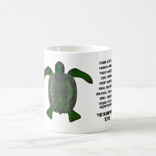 The bubble wrap turtle. (Chelonia anthropoceaenum) Coffee Mug