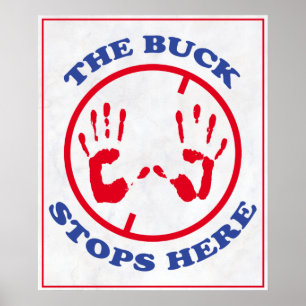 The buck stops here poster