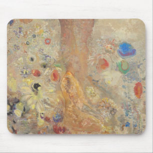 The Buddha by Odilon Redon Mouse Mat