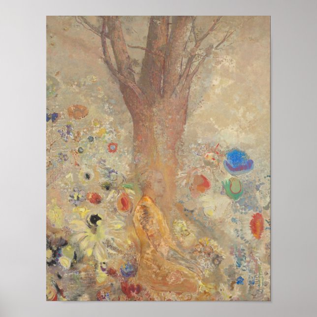 The Buddha by Odilon Redon Print (Front)
