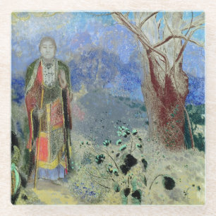 The Buddha, c.1905 Glass Coaster