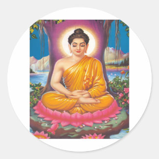 The Buddha Classic Round Sticker