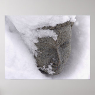 The Buddha in Winter Poster