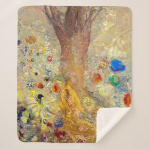 The Buddha   Odilon Redon   Sherpa Blanket
