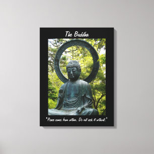 The Buddha-with Quote Canvas Print