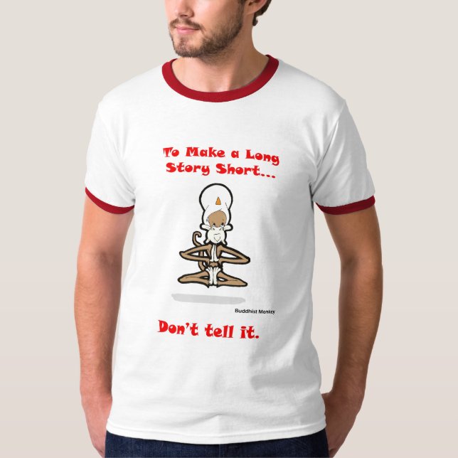 The Buddhist Monkey T-Shirt (Front)