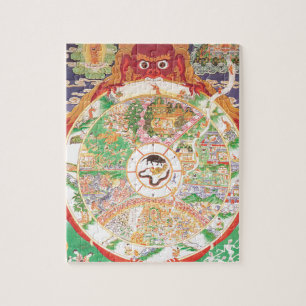 The Buddhist Wheel of Life Jigsaw Puzzle