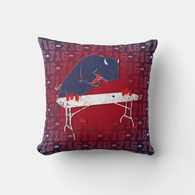 The Buffalo Hurdle Cushion (Front)