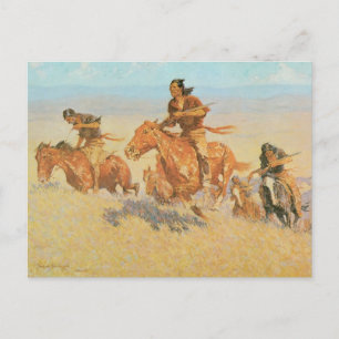 The Buffalo Runners, Big Horn Basin by Remington Postcard