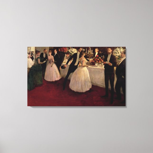 The Buffet, 1884 Canvas Print (Front)