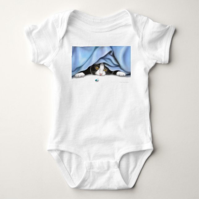 The Bug Hunter Cat Raglan Jersey T-Shirt (Front)