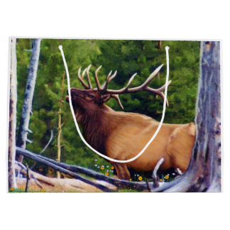 The Bugler Elk Bull Large Gift Bag