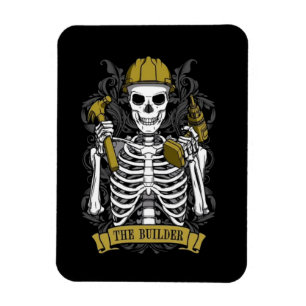 The Builder Tarot Card Magnet
