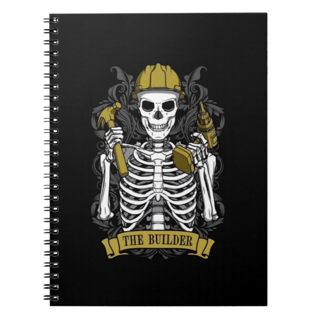 The Builder Tarot Card Notebook Collection (Front)