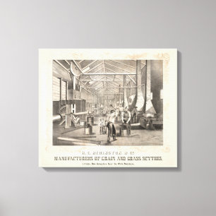 The Building Interior Of H.C. Redington & Company Canvas Print