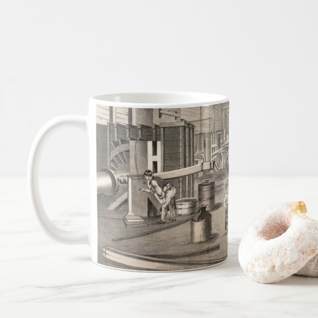 The Building Interior Of H.C. Redington & Company Coffee Mug (With Donut)