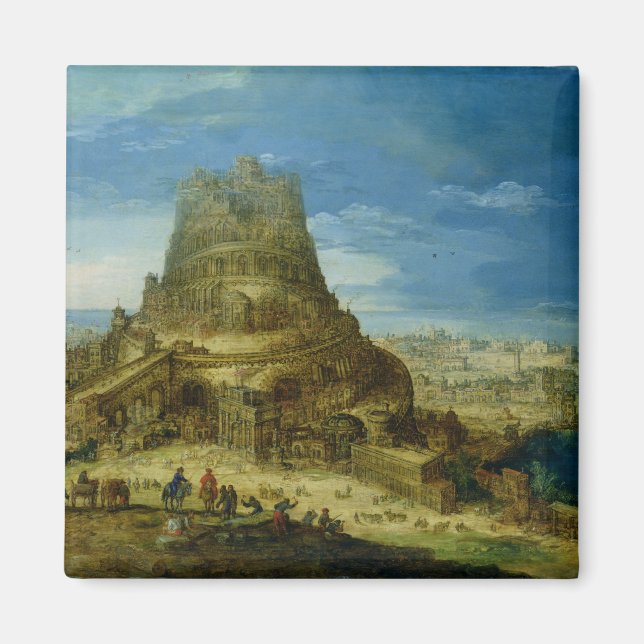 The Building of the Tower of Babel Magnet (Front)