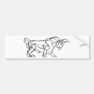 THE BULL BUMPER STICKER