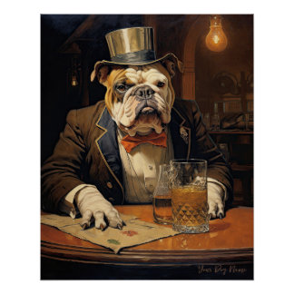 The Bulldog 002 - Odessa Leyendecker Poster