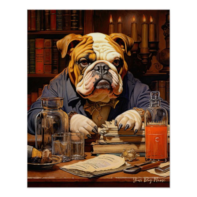 The Bulldog 003 - Odessa Leyendecker Poster (Front)