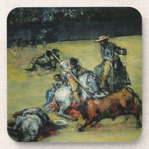 The Bullfight, c.1825 (oil on canvas) Coaster