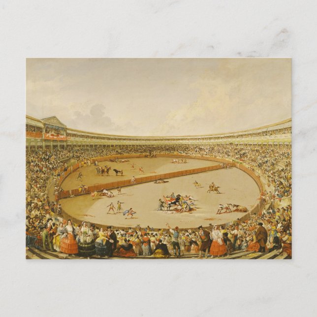 The Bullfight Postcard (Front)