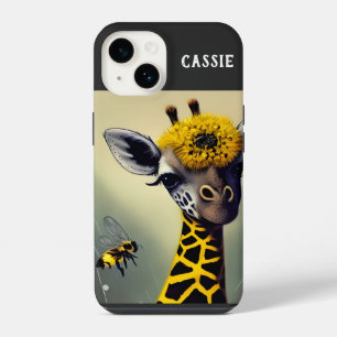 The Bumble Giraffe Personalised iPhone 14 Case
