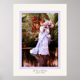 The Bunch Of Lilacs ~ James Tissot ~ Fine Art Poster
