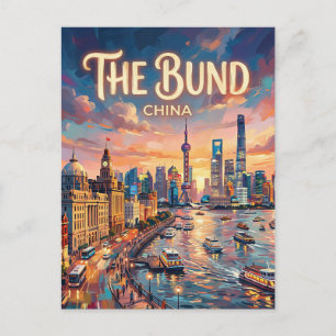 The Bund China Postcard