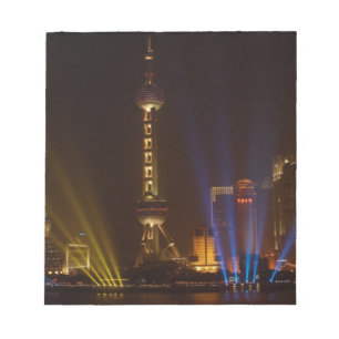 The Bund (waterfront) in Shanghai. Looking Notepad