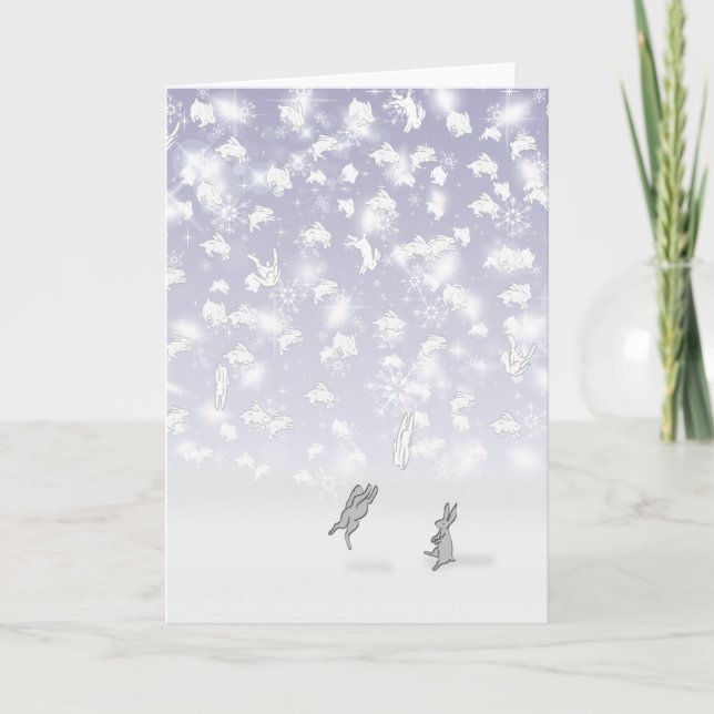 THE BUNNIES OF SOLDOTNA, ALASKA HOLIDAY CARD (Front)