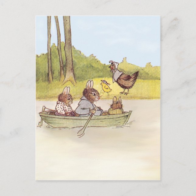 The Bunny Boys go Boating Postcard (Front)